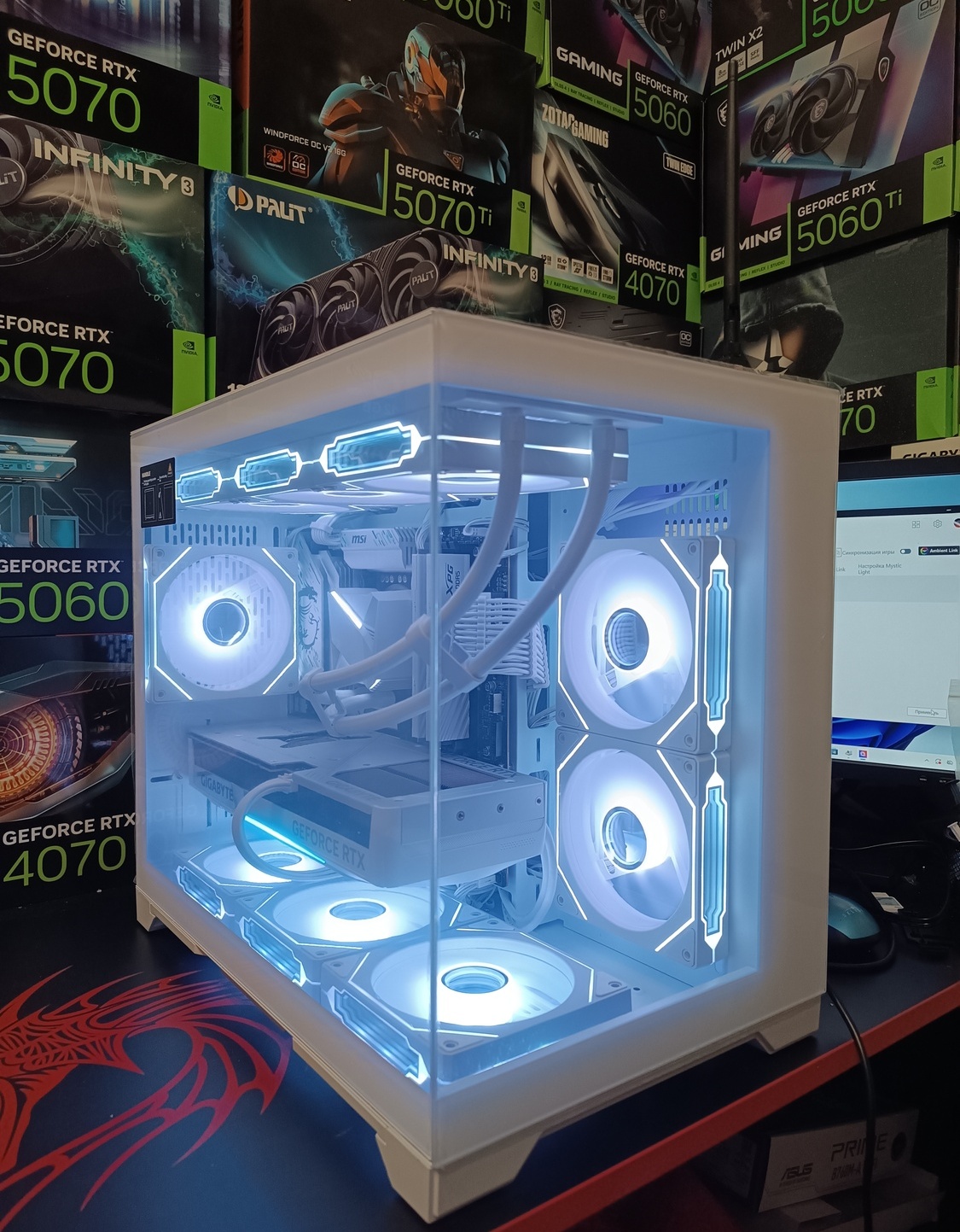 PRO TOTAL WHITE I7 14700F/RTX5070TI/DDR5 32GB/SSD 2TB NVME PRO TOTAL WHITE I7 14700F/RTX5070TI/DDR5 32GB/SSD 2TB NVME