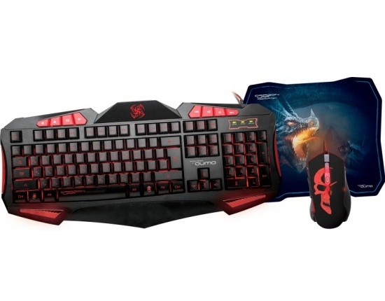 Комплект к+м проводной Игровой) + коврик