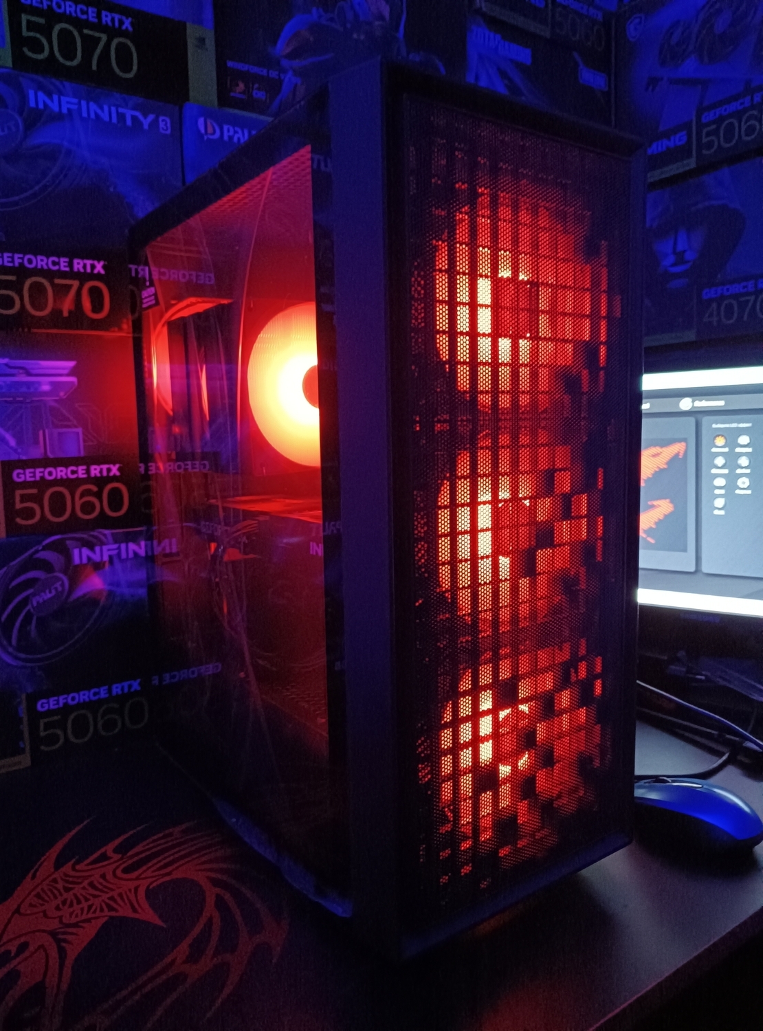 AMD RYZEN 7 5700X/ RTX5060 8GB/ DDR4 32GB/ SSD 1000GB NVME AMD RYZEN 7 5700X/ RTX5060 8GB/ DDR4 32GB/ SSD 1000GB NVME