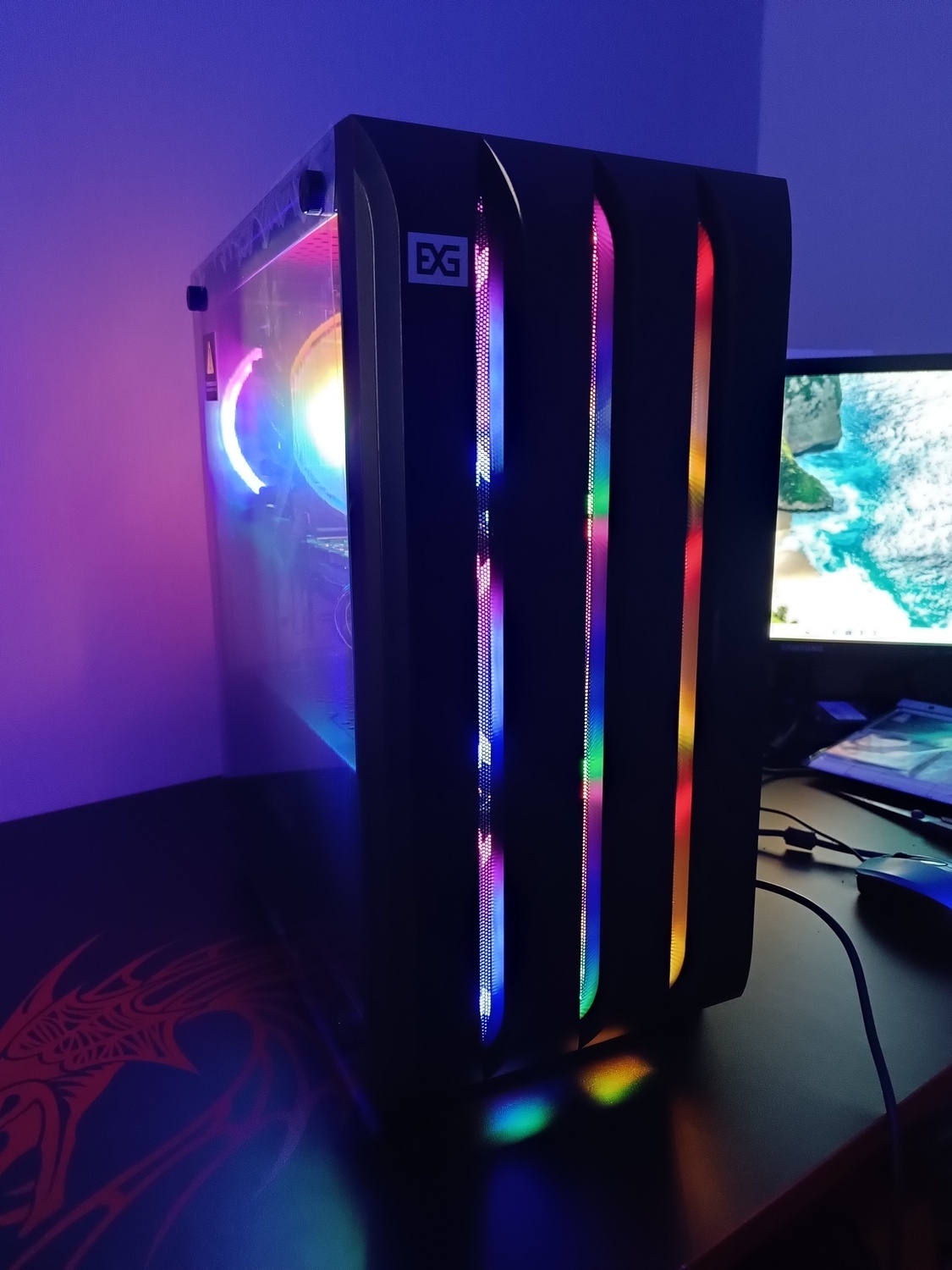 AMD RYZEN 5 8400F X12/ RTX4060 8GB/ DDR5 16GB/ SSD 480GB NVME